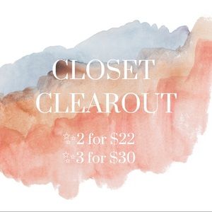 ✨✨2/$22 or 3/$30✨✨